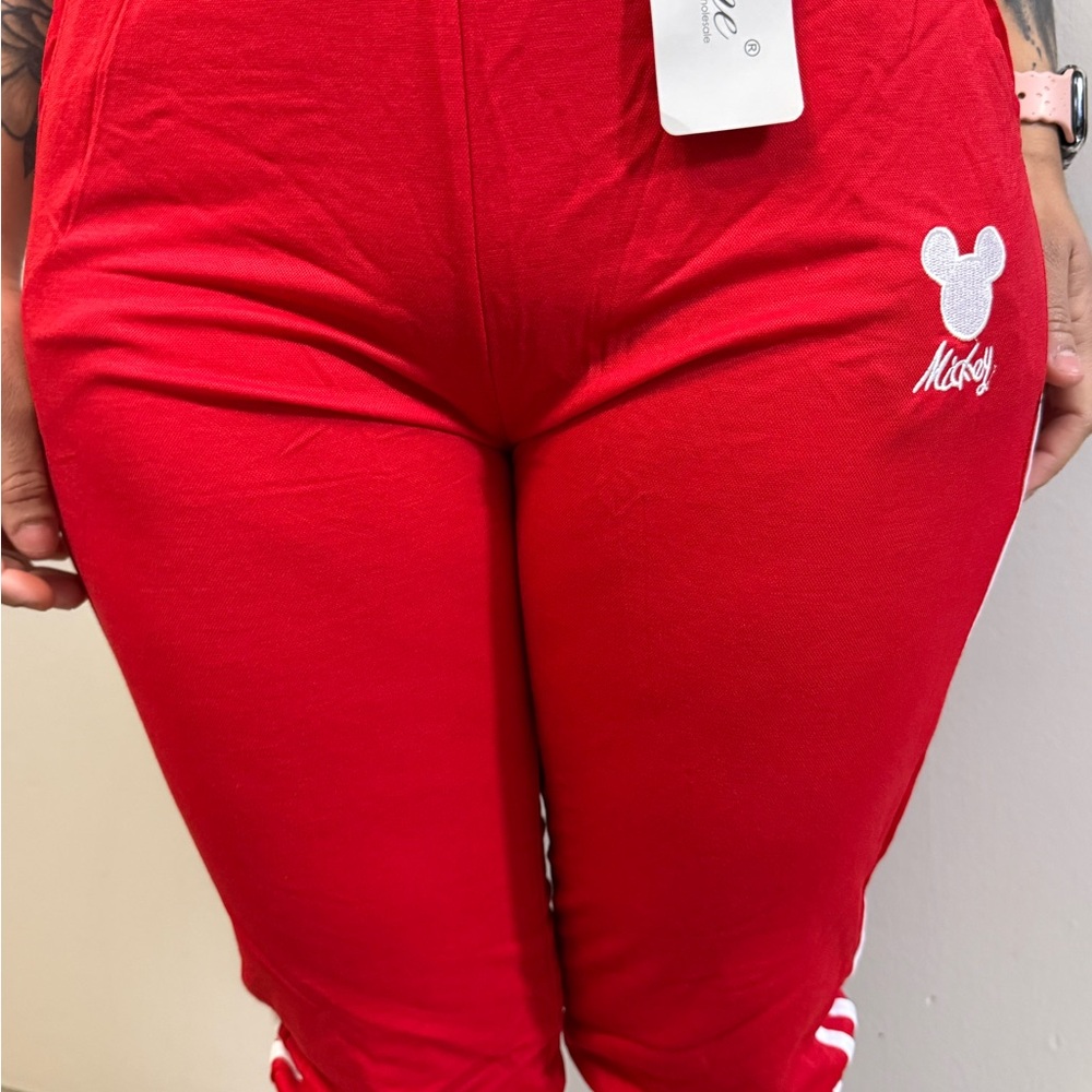 Minnie Mouse Red Kids Leggings